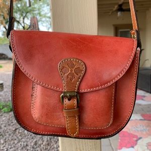 Patricia Nash Across the Shoulder Leather Purse